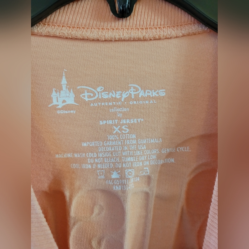 Walt Disney World Long Sleeve Oversized Spirit Jersey Rose Gold Size XS - Picture 3 of 9